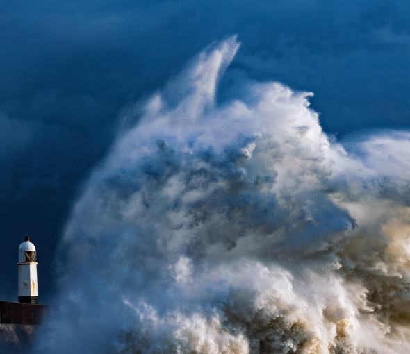 Storm At Porthcawl Lighthouse